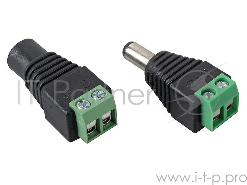 Переходники Orient для питания видеокамер C662, комплект из 2 шт DC(M&F), винтовое соединение