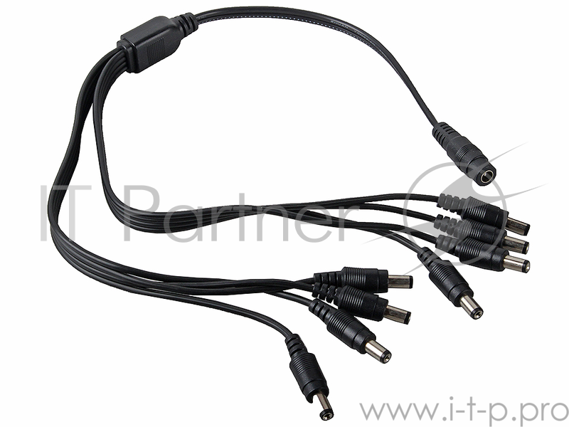 Разветвитель питания для камер видеонаблюдения ORIENT DC-8P(N), 1пит.-->8пит., oem