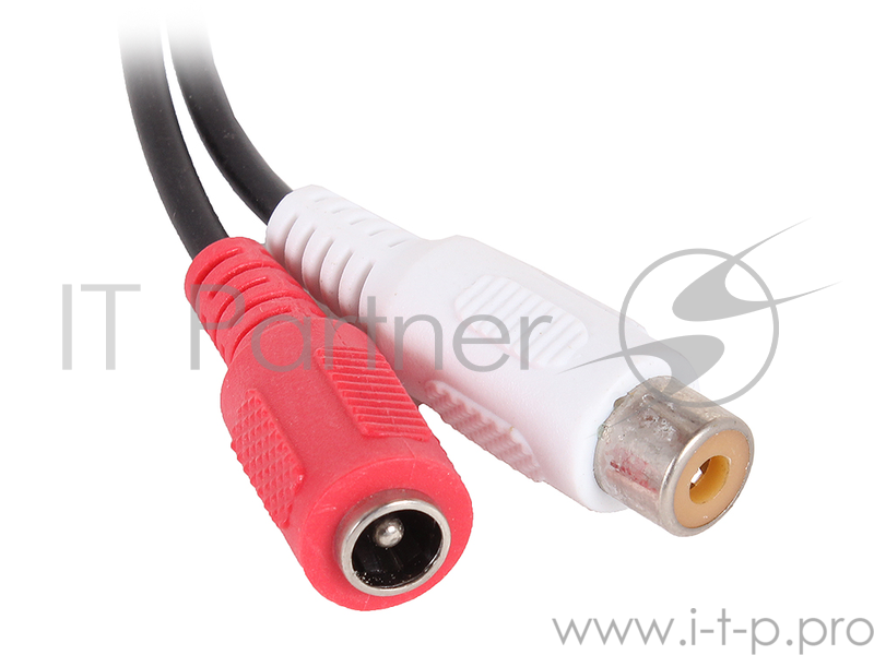 Высокочувствительный микрофон для видеосистем ORIENT VMC-04X, активный с АРУ, в корпусе, питание 6-12В, разъемы: RCA+питание