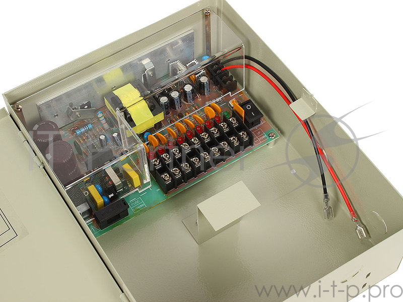 Блок питания ORIENT PB-0910B, OUTPUT: 12V DC 10A бесперебойный источник питания ORIENT PB-0910B, поддержка АКБ различной емкости, AC 100-240V/ DC 12V,
