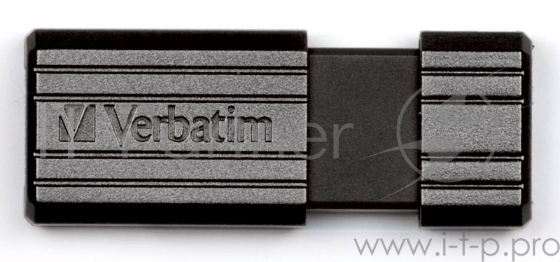 носитель информации Verbatim USB Drive 8Gb Pin Stripe Black 49062 {USB2.0}