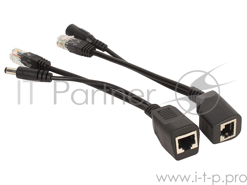 Комплект ORIENT NT-635POE PoE комплект (инжектор + сплиттер) для передачи питания DC 12V по витой паре, дальность до 30 метров, вход/выход RJ45 LAN 10