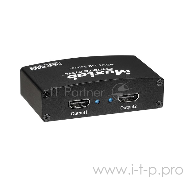 Сплиттер 1х2 HDMI, 4K/30 MuxLab 500423