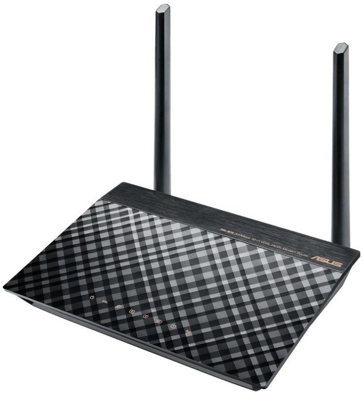 Маршрутизатор ADSL ASUS DSL-N16 Модемный маршрутизатор с поддержкой ADSL и Wi-Fi, 300 Мбит