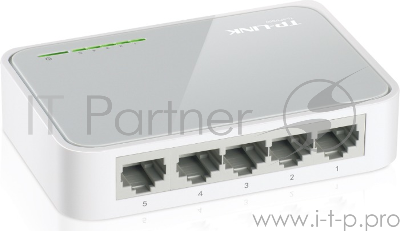 Коммутатор TP-Link SOHO TL-SF1005D Коммутатор 5-port 10/100M mini Desktop Switch, 5 10/100M RJ45 ports, Plastic case