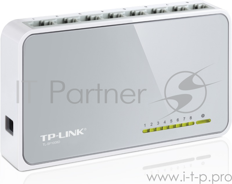 Сетевое оборудование TP-Link SOHO TL-SF1008D Коммутатор 8-port 10/100M mini Desktop Switch, 8 10/100M RJ45 ports, Plastic case