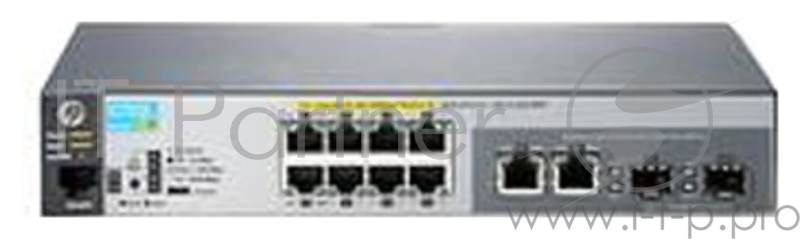 Сетевое оборудование HP J9774A HP 2530-8G-PoE+ Switch (Managed, L2, 8*10/100/1000 + 2*10/100/1000 or SFP, PoE+ 67W, Fanless design, Rackmount 19”)