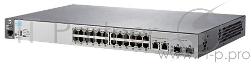 Сетевое оборудование HP J9782A HP 2530-24 Switch (Managed, L2, 24*10/100 + 2*10/100/1000 + 2*SFP, Fanless design, Rackmount 19”)