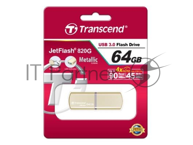 Носитель информации Transcend USB Drive 64Gb JetFlash 820 TS64GJF820G {USB 3.0}