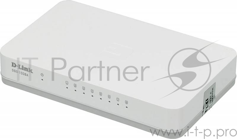 Коммутатор D-Link DGS-1008A/B1A/C1A/C1B Неуправляемый коммутатор с 8 портами 10/100/1000 Base-T и функцией энергосбережения