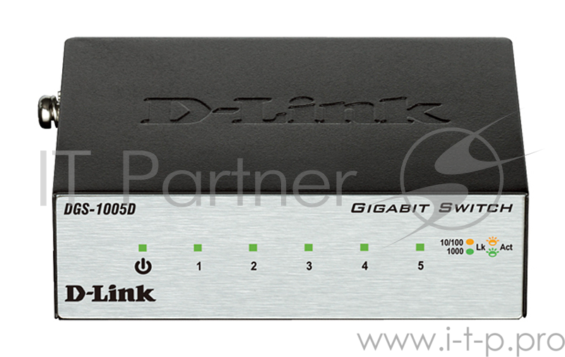 Коммутатор D-Link DGS-1005D/H2A/H2B Неуправляемый с 5 портами 10/100/1000Base-T и функцией энергосбережения