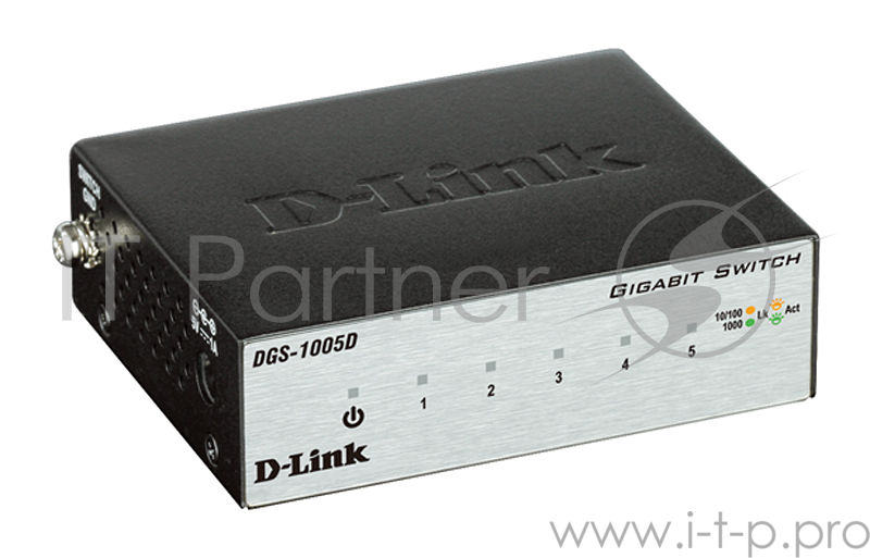 Коммутатор D-Link DGS-1005D/H2A/H2B Неуправляемый с 5 портами 10/100/1000Base-T и функцией энергосбережения