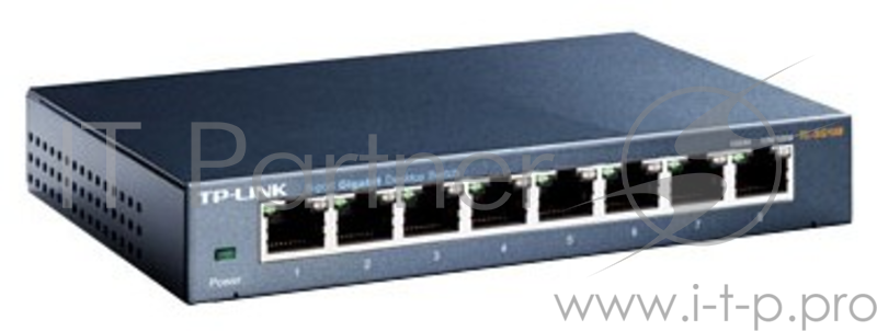 Сетевое оборудование TP-Link SMB TL-SG108 8-port Desktop Gigabit Switch, 8 10/100/1000M RJ45 ports,metal case