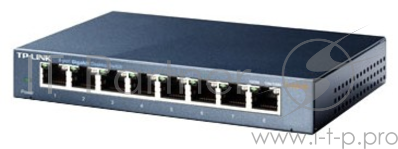 Сетевое оборудование TP-Link SMB TL-SG108 8-port Desktop Gigabit Switch, 8 10/100/1000M RJ45 ports,metal case