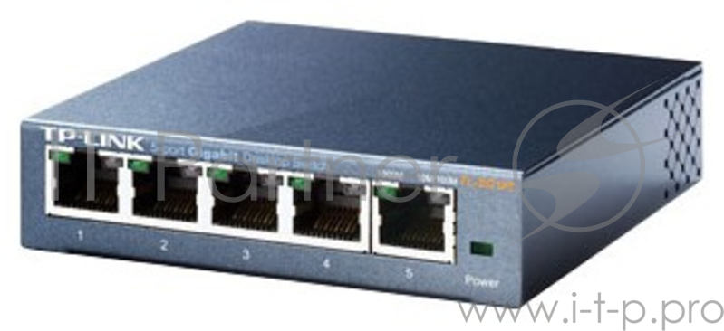 Сетевое оборудование TP-Link SOHO TL-SG105 5-port Desktop Gigabit Switch, 5 10/100/1000M RJ45 ports, metal case