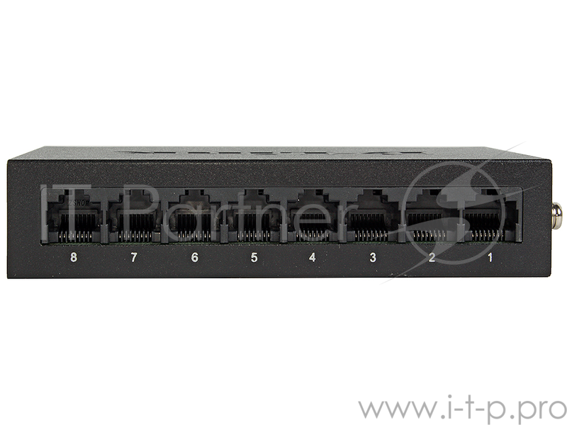 Коммутатор D-Link DGS-1008D Неуправляемый с 8 портами 10/100/1000 Base-T и функцией энергосбережения
