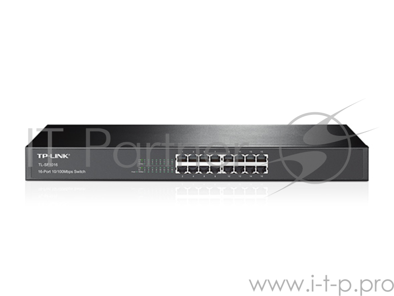 Сетевое оборудование TP-Link SMB TL-SF1016 Коммутатор 16-port 10/100M Desktop Switch, 16 10/100M RJ45 ports, Plastic case
