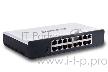 Сетевое оборудование TENDA S16 Коммутатор 16-Port 10/100 Desktop Switch