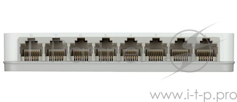 Коммутатор D-Link DGS-1008A/C1В неуправляемый настольный 8x10/100/1000BASE-T