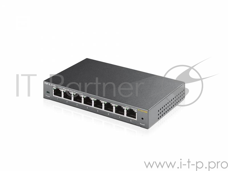 Сетевое оборудование TP-Link SMB TL-SG108E 8-port Desktop Gigabit Switch, 8 10/100/1000M RJ45 ports