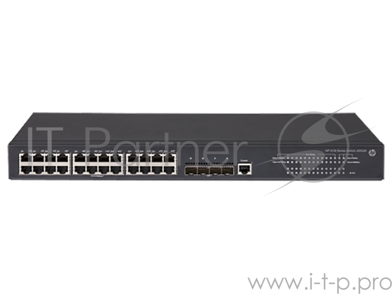 Коммутатор HP 5130-24G-4SFP+ EI Switch (24x10/100/1000 RJ-45 + 4x1/10G SFP+, Managed static L3, Stacking, IRF, 19')