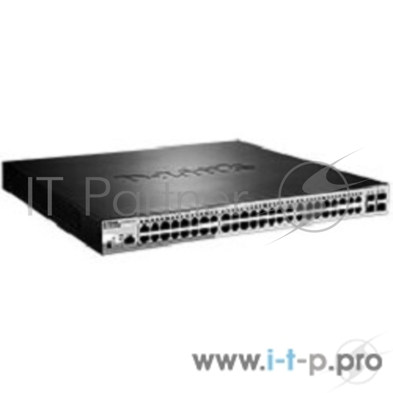 Сетевое оборудование D-Link DGS-1210-52MP/ME/A1A Управляемый коммутатор 2 уровня с 48 портами 10/100/1000Base-T с поддержкой PoE и 4 портами 1000Base-X SFP