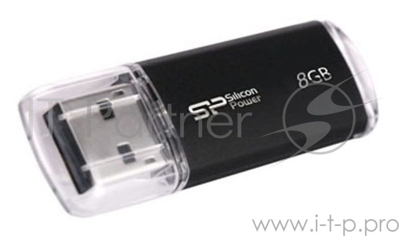 Носитель информации Silicon Power USB Drive 8Gb Ultima II SP008GBUF2M01V1K {USB2.0, Black}
