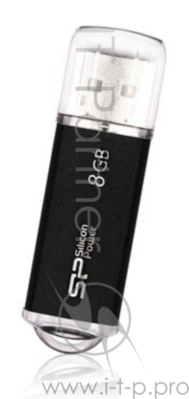 Носитель информации Silicon Power USB Drive 8Gb Ultima II SP008GBUF2M01V1K {USB2.0, Black}