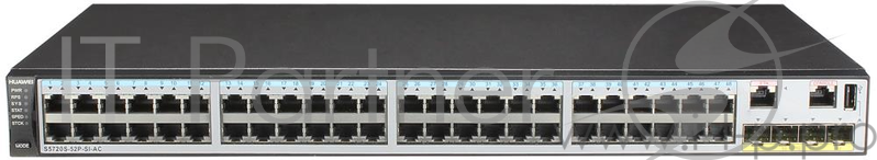Коммутатор Huawei S5720S-52P-SI-AC(48 Ethernet 10/100/1000 ports,4 Gig SFP,AC 110/220V)