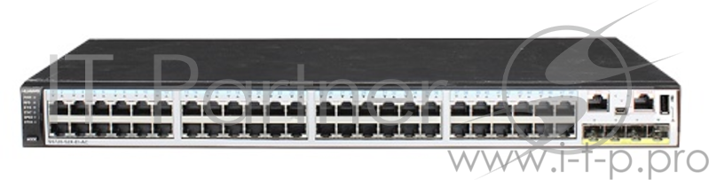 Коммутатор Huawei S5720-52X-SI Bundle(48 Ethernet 10/100/1000 ports,4 10 Gig SFP+,with 150W AC power supply)