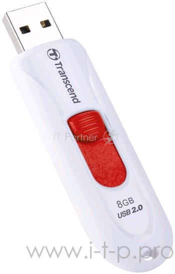 Носитель информации Transcend USB Drive 8Gb JetFlash 590 TS8GJF590W {USB 2.0}