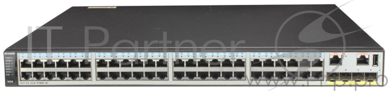 Коммутатор 48PORT GE 4SFP+ S5720-52X-PWR-SI-AC HUAWEI