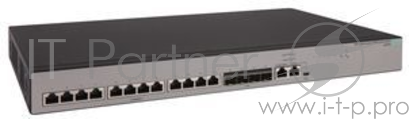 Управляемый коммутатор HPE 1950 12XGT 4SFP+ Switch (12x1/10G RJ-45 + 4x1G/10G SFP+, web-managed, 19