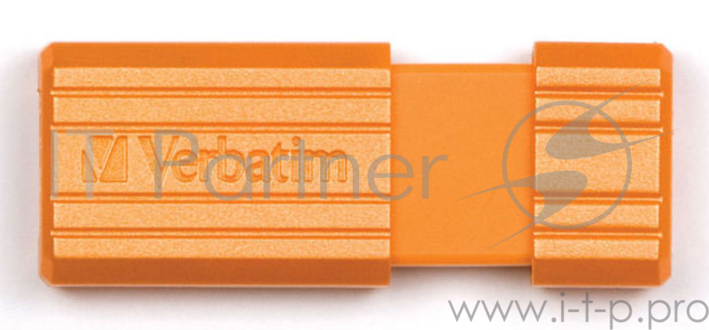носитель информации Verbatim USB Drive 8Gb Pin Stripe Volcanic Orange 47389 {USB2.0}