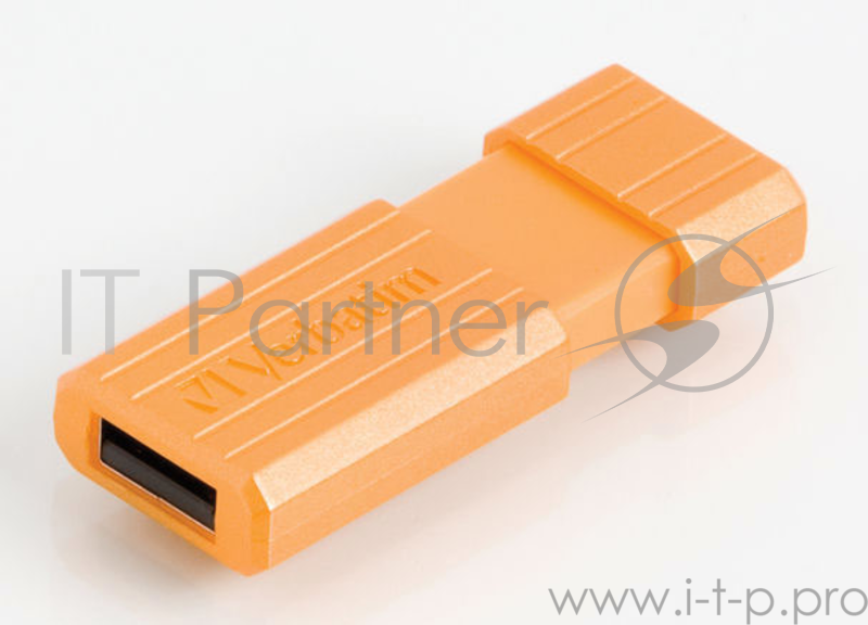 носитель информации Verbatim USB Drive 8Gb Pin Stripe Volcanic Orange 47389 {USB2.0}