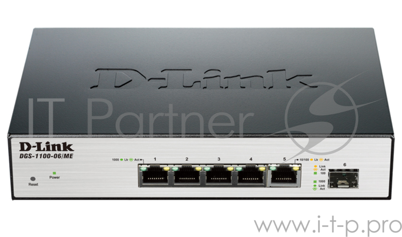 Коммутатор D-Link DGS-1100-06/ME/A1B настраиваемый 5x10/100/1000BASE-T