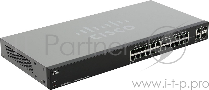 Коммутатор Linksys_Cisco SG220-26 26-Port Gigabit Smart Plus Switch SG220-26-K9-EU