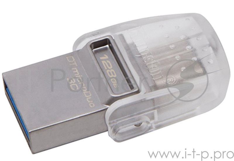 Носитель информации Kingston USB Drive 128Gb DTDUO3C/128GB silver