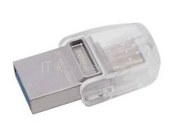 Носитель информации Kingston USB Drive 128Gb DTDUO3C/128GB silver