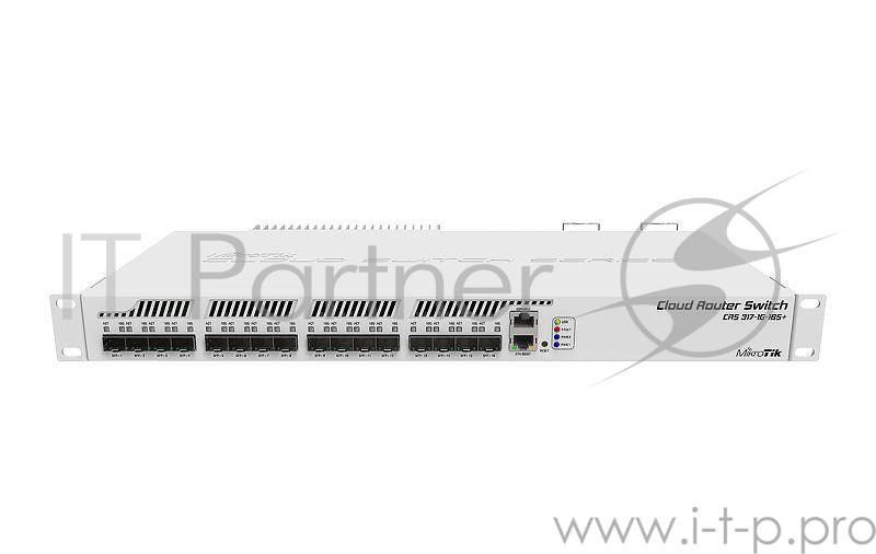 Коммутатор MikroTik CRS317-1G-16S+RM 16х SFP+, 1х 1G RJ45, SwOS или RouterOS