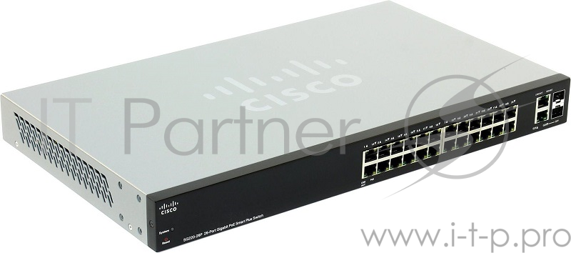 Коммутатор Linksys_Cisco SG220-26P 26-Port Gigabit PoE Smart Plus Switch