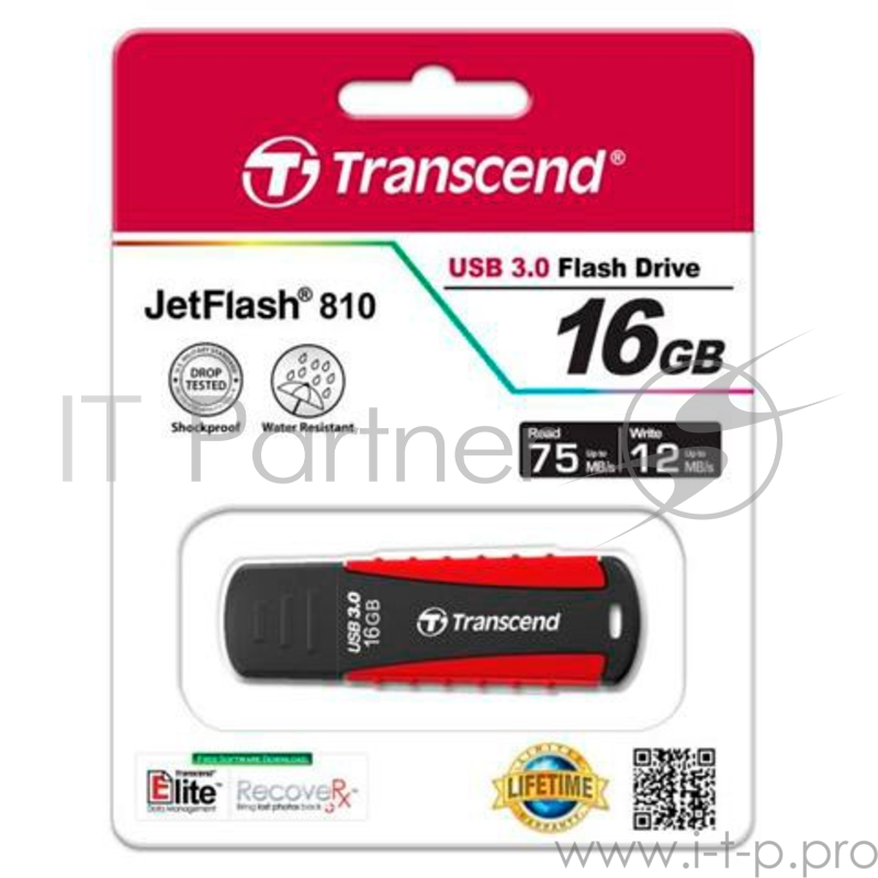 Носитель информации Transcend USB Drive 16Gb JetFlash 810 TS16GJF810 {USB 3.0}