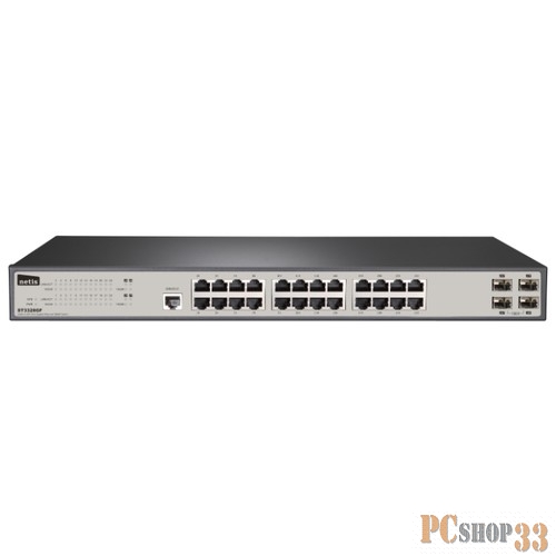 Коммутатор 24PORT 10/100/1000M 4SFP ST3328GF NETIS