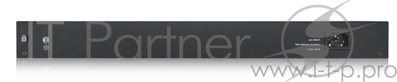 Коммутатор ZYXEL GS1920-48HPv2 Hybrid Smart switch PoE+ Zyxel Nebula Flex, 44xGE PoE+, 4xCombo (SFP/RJ-45 PoE+), 2xSFP, budget PoE 375W, Standalone / cloud management