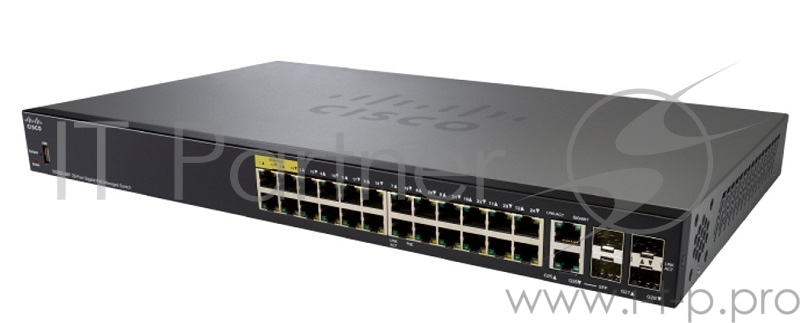 Коммутатор Cisco SG350-28MP 28-port Gigabit POE Managed Switch