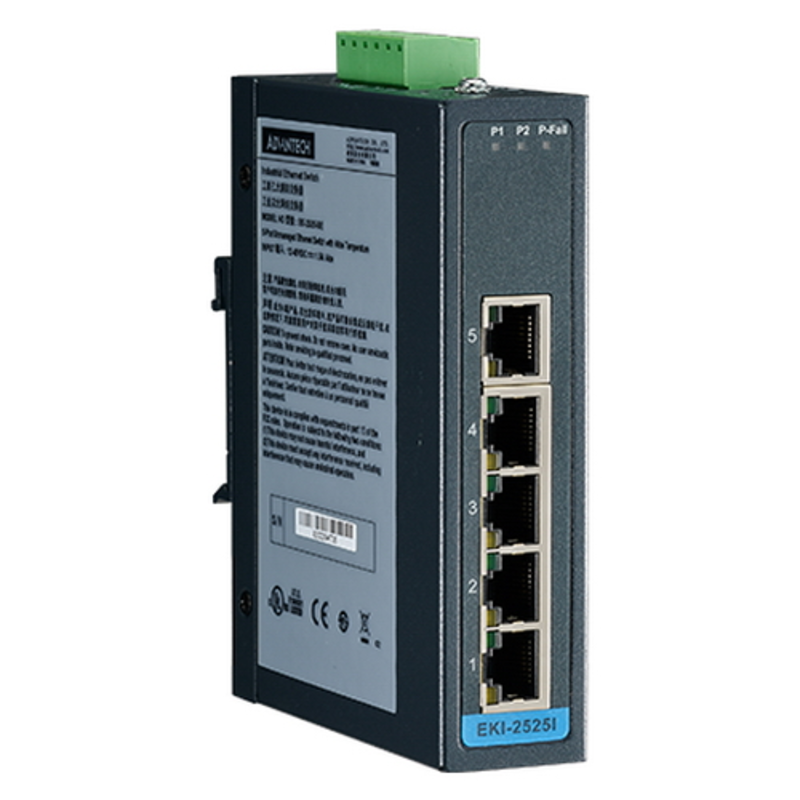 Коммутатор EKI-2525I-BE 5-port Industrial Unmanaged Ethernet Switch Advantech