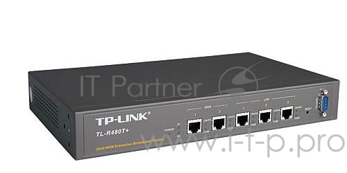 Маршрутизатор TP-Link SMB TL-R480T+ Роутер для ср.бизнеса 1WAN+4LAN 10/100Mb/s,Intel IXP 266MHz, Firewall,NAT,VPN