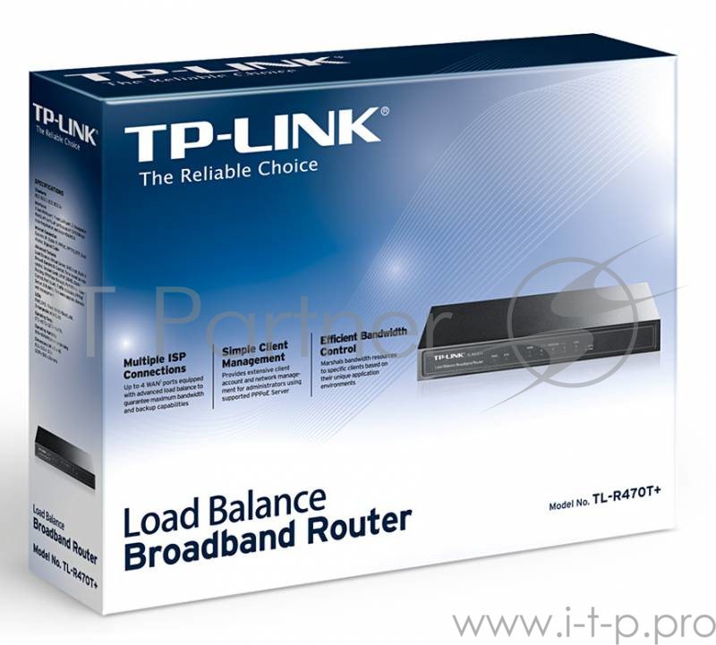 Маршрутизатор TP-Link SMB TL-R470T+ 10/100BASE-TX