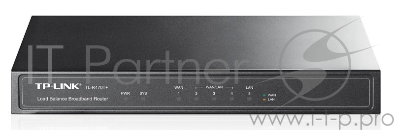 Маршрутизатор TP-Link SMB TL-R470T+ 10/100BASE-TX