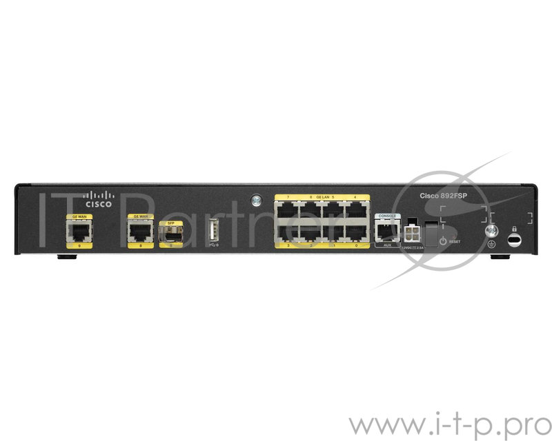 Маршрутизатор Cisco Cisco 892FSP 1 GE and 1GE/SFP High Perf Security Router